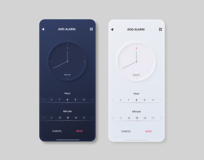 Clock UI / UX Design