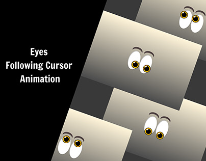 Eyes following cursor animation