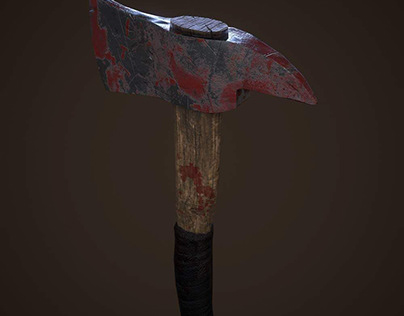 Fire axe against Zombie