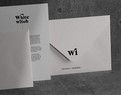 Логотип и фирменный стиль для бренда White witch