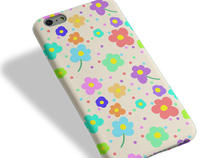 "Floral Pattern" Phone Case Mockup