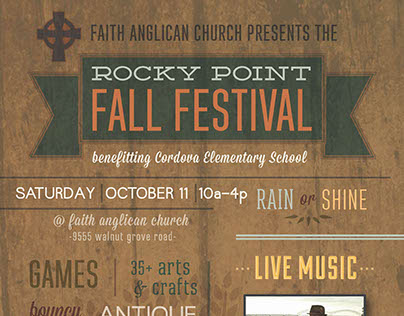Faith Anglican Fall Festival Poster