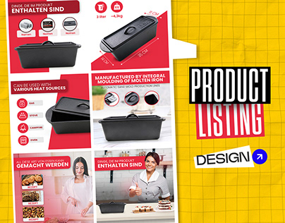Amazon Product Listing Design EBC A+ Design infographic