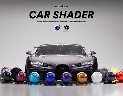 Automotive Car Shader | 30+ Car Paint materials