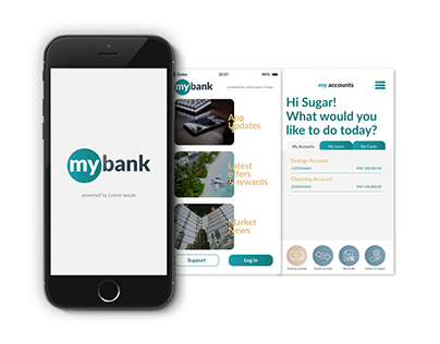 UX+UI: My.Bank: Concept Design for Banking App