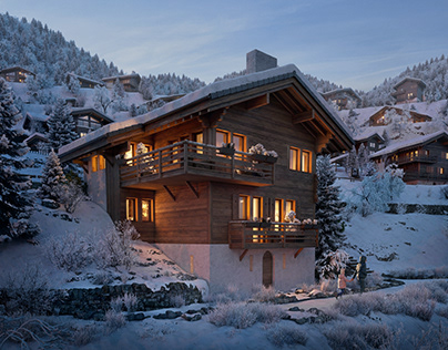 Chalet in the Alps