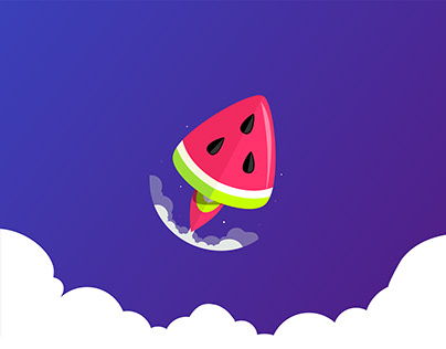 Rocket Melon Logo