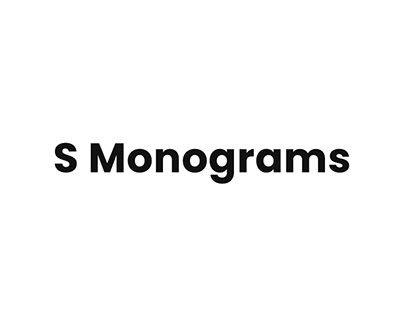S monograms