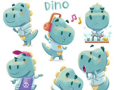 Dino - character design