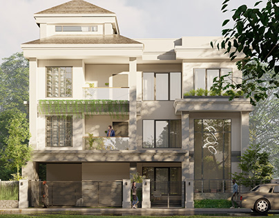 elevation renovation design- Anas residence TVM