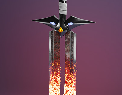 Fire sword