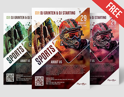 Free Sports Flyer Template