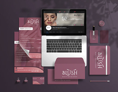 Blush Beauty Center Branding
