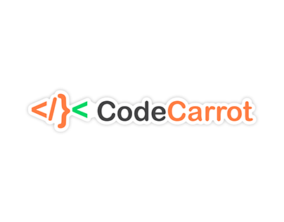 CodeCarrot Printable Sticker