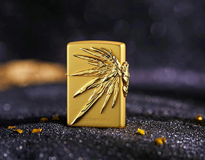 ZIPPO Wings of Light Product + Poster Design