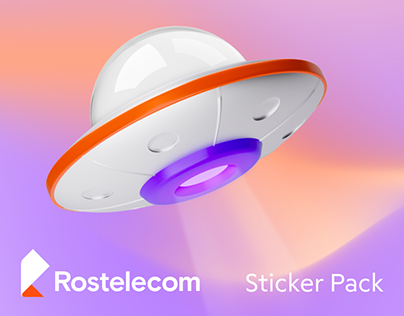 Rostelecom. Sticker pack