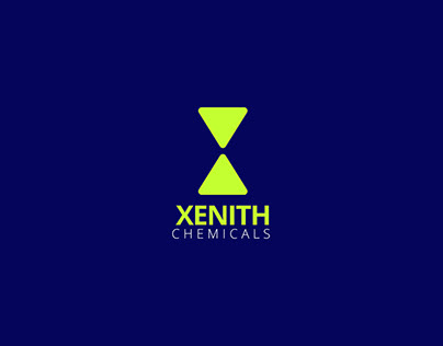 X logo, Xenith logo, Chemical industry logo, abstract