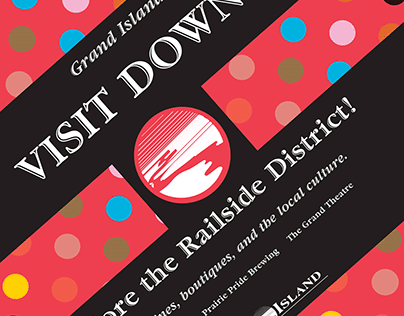 Grand Island Downtown Mockup Poster
