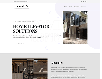 Wordpress Website for Home Elevator Company