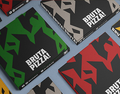Project thumbnail - BRUTA PIZZA! - Brand Identity
