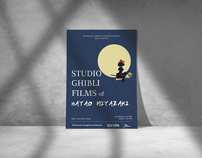 2019; Studio Ghibli Melbourne Orchestra Poster Remake