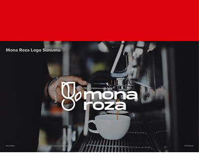 Mona Roza Cafe Logos and Branding