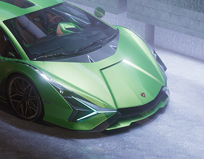 Lamborghini Sian 2020 CGI