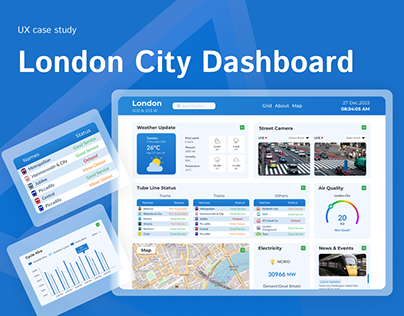 London City Dashboard | Redesign | Case Study