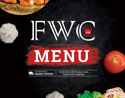 Fu-wang Club Food Menu Design