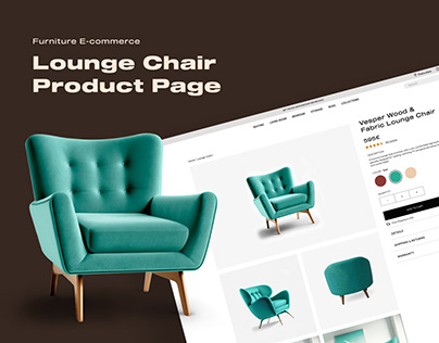 Furniture Ecommerce - Lounge Chair Product Page