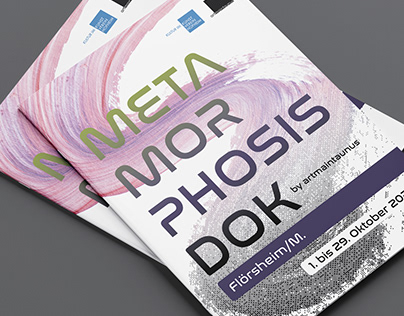Logo, Plakate, Broschüre, Postkarte Metamorphosis DOK
