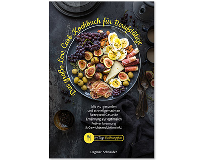 Book cover design - "Das große Low Carb Kochbuch..."