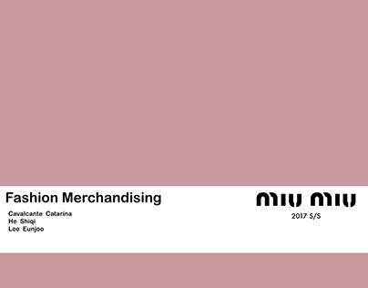 MiuMiu fashion Merchandiing