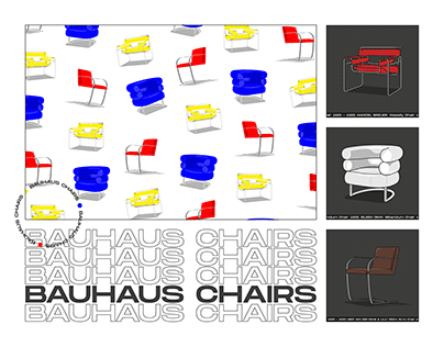 Bauhaus Chairs — Illustrations