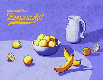 "Lemonade" 3D Animated Still Life Scene