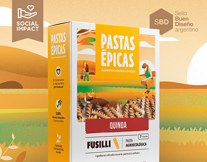 PASTAS ÉPICAS - Brand, packaging & illustration.