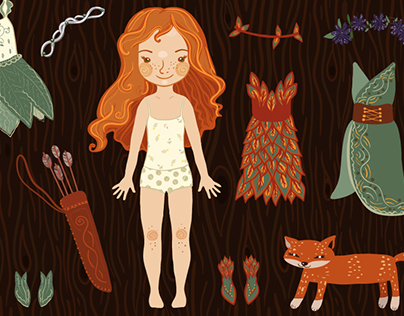 Fairy paper doll