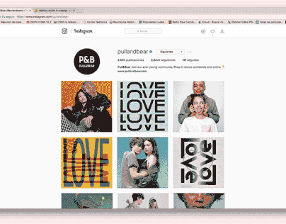 VALENTINE'S PULL&BEAR Love ♡ Posters Edit.