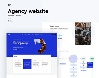 UI Design - Agency website