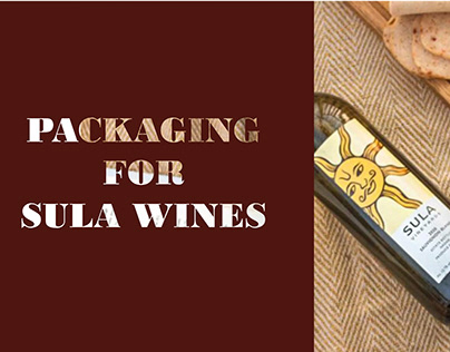 Packaging for Sula wines