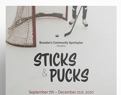 Sticks & Pucks Poster