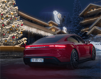 Porsche - Taycan x Christmas