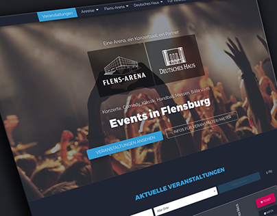 Responsive webdesign for event location