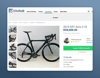 Bike Hub UI redesign