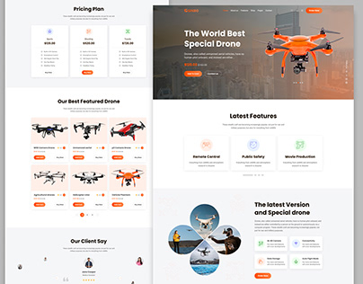 Drone Lading Page