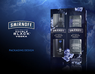 Smirnoff Double Black Packaging