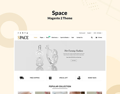 Space - Jewelry Store Responsive Magento 2 Theme