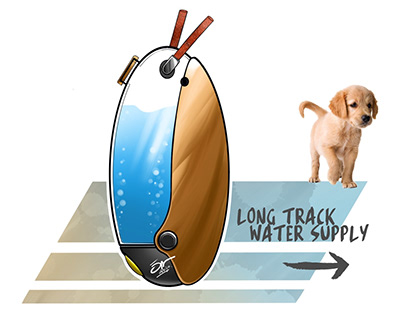 Water supply for pets + dispenser concept sketch (2018)
