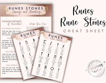 Runes infographic cheat sheets