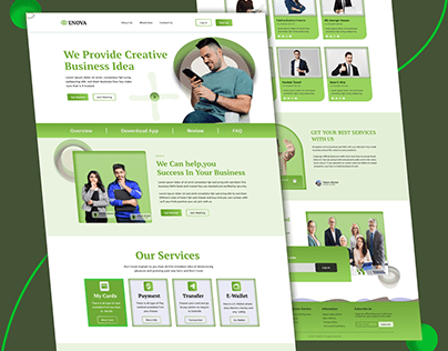NFT Business Landing page Redesign